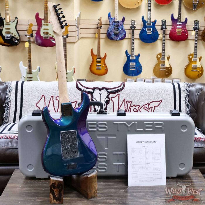 James Tyler JTG MK1 HSS Alder Body Maple Neck with Rosewood Fingerboard Chameleon 8.05 lbs - Image 8