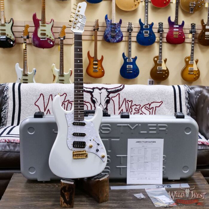 James Tyler JTG MK1 HSS Alder Body Maple Neck with Rosewood Fingerboard Pearl White 7.95 LBS - Image 6