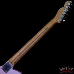 LsL T-Bone One Alder Body with Roasted Maple Neck P90 and Humbucker Light Aging Ice Pink - Image 5