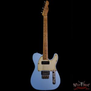 LsL T-Bone One Alder Body with Roasted Maple Neck P90 and Humbucker Light Aging Desoto Pearl - Image 3
