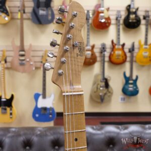 LsL T-Bone One Alder Body with Roasted Maple Neck P90 and Humbucker Light Aging Desoto Pearl - Image 7