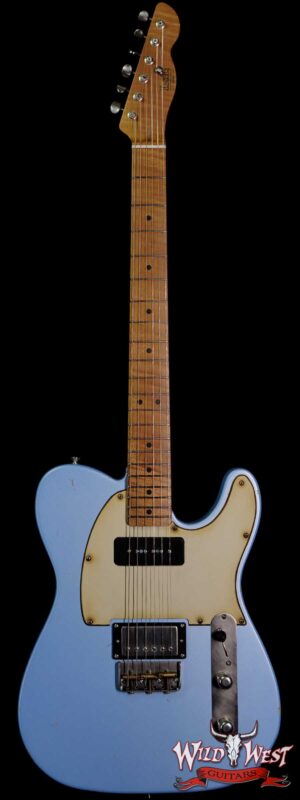 LsL T-Bone One Alder Body with Roasted Maple Neck P90 and Humbucker Light Aging Desoto Pearl