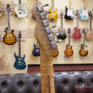 LsL T-Bone One Alder Body Roasted Flame Maple Neck Double Humbucker HH Medium Aging Butterscotch - Image 10
