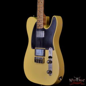 LsL T-Bone One Alder Body Roasted Birdseye Maple Neck Double Humbucker HH Medium Aging Butterscotch - Image 2
