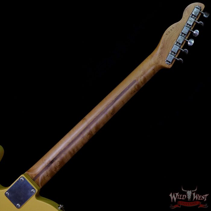 LsL T-Bone One Alder Body Roasted Birdseye Maple Neck Double Humbucker HH Medium Aging Butterscotch - Image 5