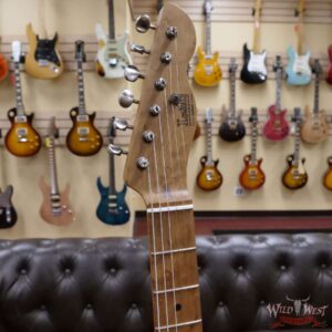 LsL T-Bone One Alder Body Roasted Birdseye Maple Neck Double Humbucker HH Medium Aging Butterscotch - Image 7