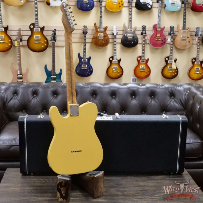 LsL T-Bone One Alder Body Roasted Birdseye Maple Neck Double Humbucker HH Medium Aging Butterscotch - Image 9