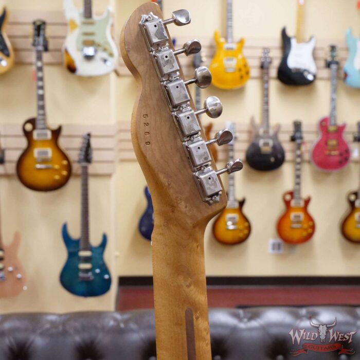 LsL T-Bone One Alder Body Roasted Birdseye Maple Neck Double Humbucker HH Medium Aging Butterscotch - Image 10