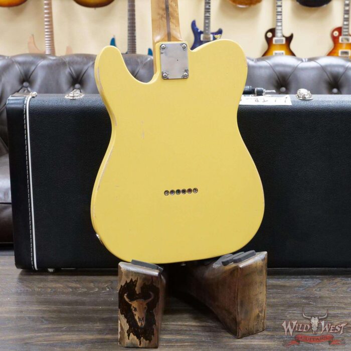 LsL T-Bone One Alder Body Roasted Birdseye Maple Neck Double Humbucker HH Medium Aging Butterscotch - Image 11