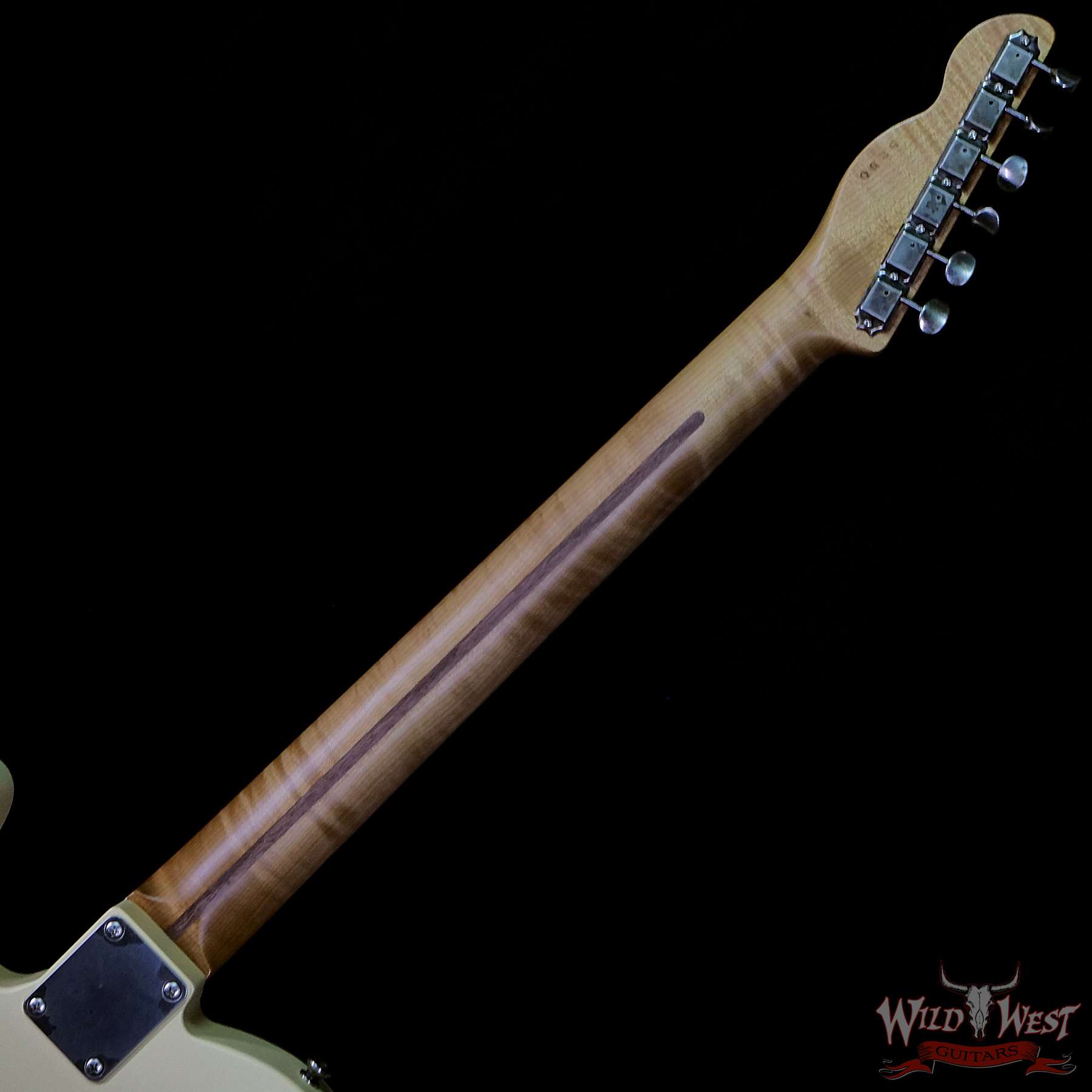 lsl-5290-c3__wwg.jpg LsL T-Bone One Alder Body Roasted Flame Maple Neck Double Humbucker HH Medium Aging Blonde - Image 5
