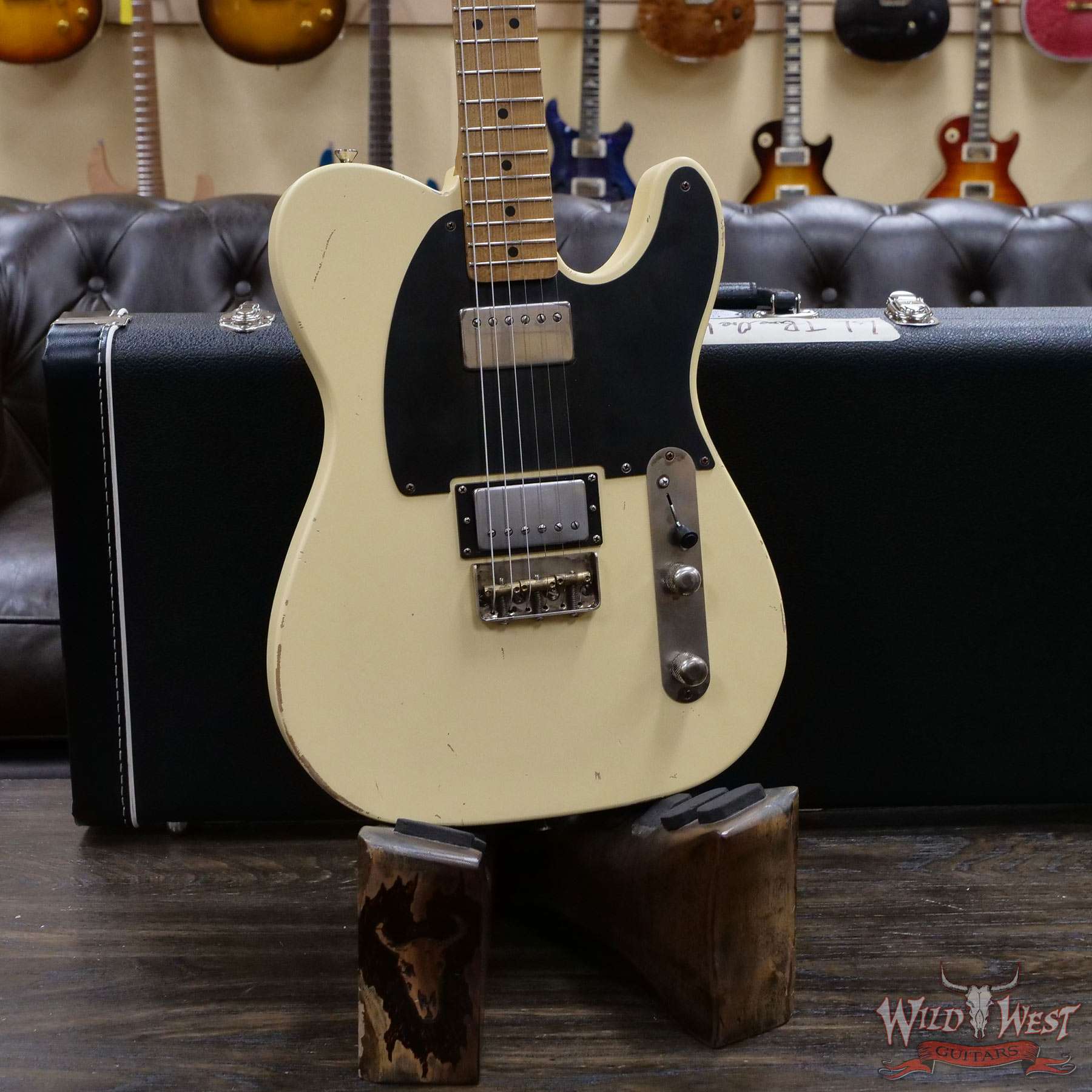 lsl-5290-d3__wwg.jpg LsL T-Bone One Alder Body Roasted Flame Maple Neck Double Humbucker HH Medium Aging Blonde - Image 8