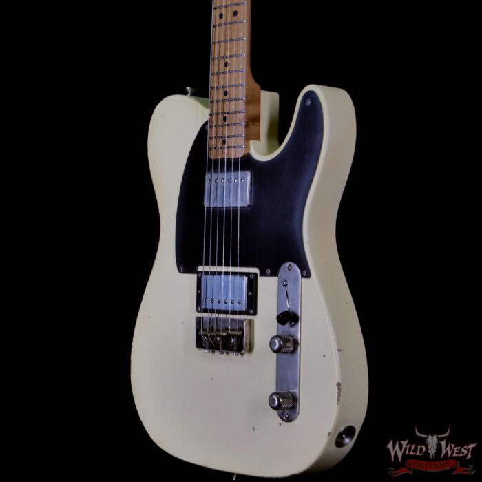 LsL T-Bone One Alder Body Roasted Birdseye Maple Neck Double Humbucker HH Medium Aging Blonde - Image 2