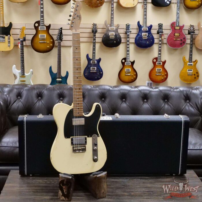 LsL T-Bone One Alder Body Roasted Birdseye Maple Neck Double Humbucker HH Medium Aging Blonde - Image 6