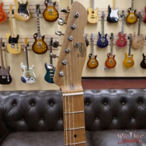 LsL T-Bone One Alder Body Roasted Birdseye Maple Neck Double Humbucker HH Medium Aging Blonde - Image 7