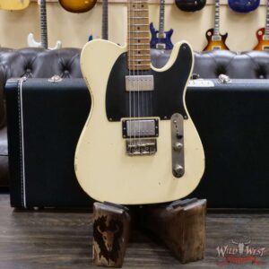 LsL T-Bone One Alder Body Roasted Birdseye Maple Neck Double Humbucker HH Medium Aging Blonde - Image 8