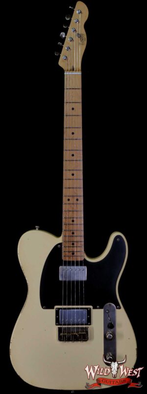 LsL T-Bone One Alder Body Roasted Birdseye Maple Neck Double Humbucker HH Medium Aging Blonde