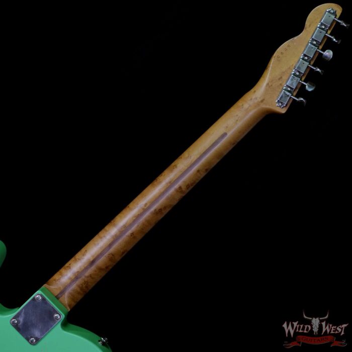 LsL T-Bone One Alder Body Roasted Birdseye Maple Neck Double Humbucker HH Medium Aging Surf Green - Image 5