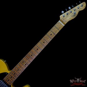 LsL T-Bone One Alder Body Roasted Birdseye Maple Neck Double Humbucker HH Medium Aging Butterscotch - Image 4