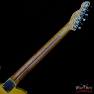 LsL T-Bone One Alder Body Roasted Birdseye Maple Neck Double Humbucker HH Medium Aging Butterscotch - Image 5