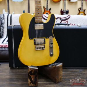 LsL T-Bone One Alder Body Roasted Birdseye Maple Neck Double Humbucker HH Medium Aging Butterscotch - Image 8
