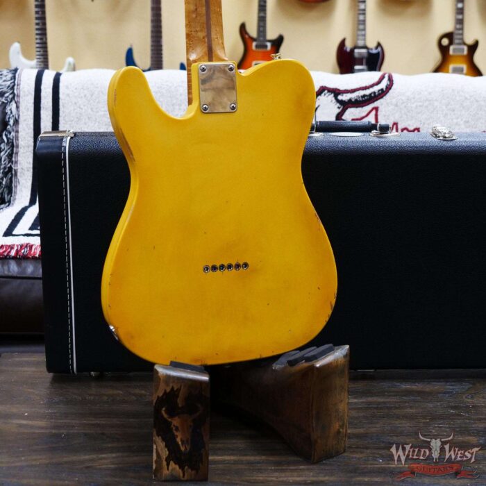 LsL T-Bone One Alder Body Roasted Birdseye Maple Neck Double Humbucker HH Medium Aging Butterscotch - Image 11