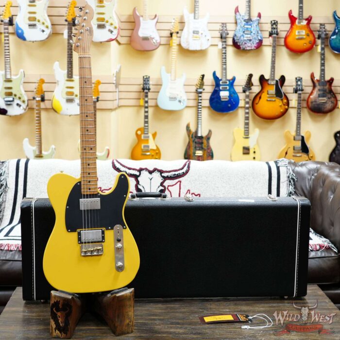LsL T-Bone One HH Roasted Maple Neck Double Humbucker Butterscotch 7.70 LBS - Image 6