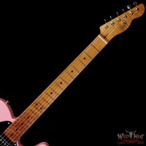 LsL T-Bone One HH Roasted Flame Maple Neck Double Humbucker Shell Pink - Image 4