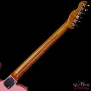 LsL T-Bone One HH Roasted Flame Maple Neck Double Humbucker Shell Pink - Image 5
