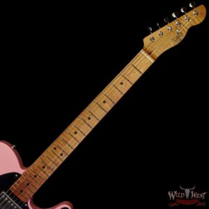 LsL T-Bone One HH Roasted Flame Maple Neck Double Humbucker Shell Pink - Image 4
