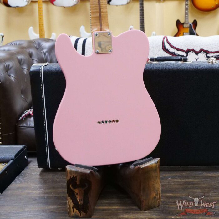 LsL T-Bone One HH Roasted Flame Maple Neck Double Humbucker Shell Pink - Image 11