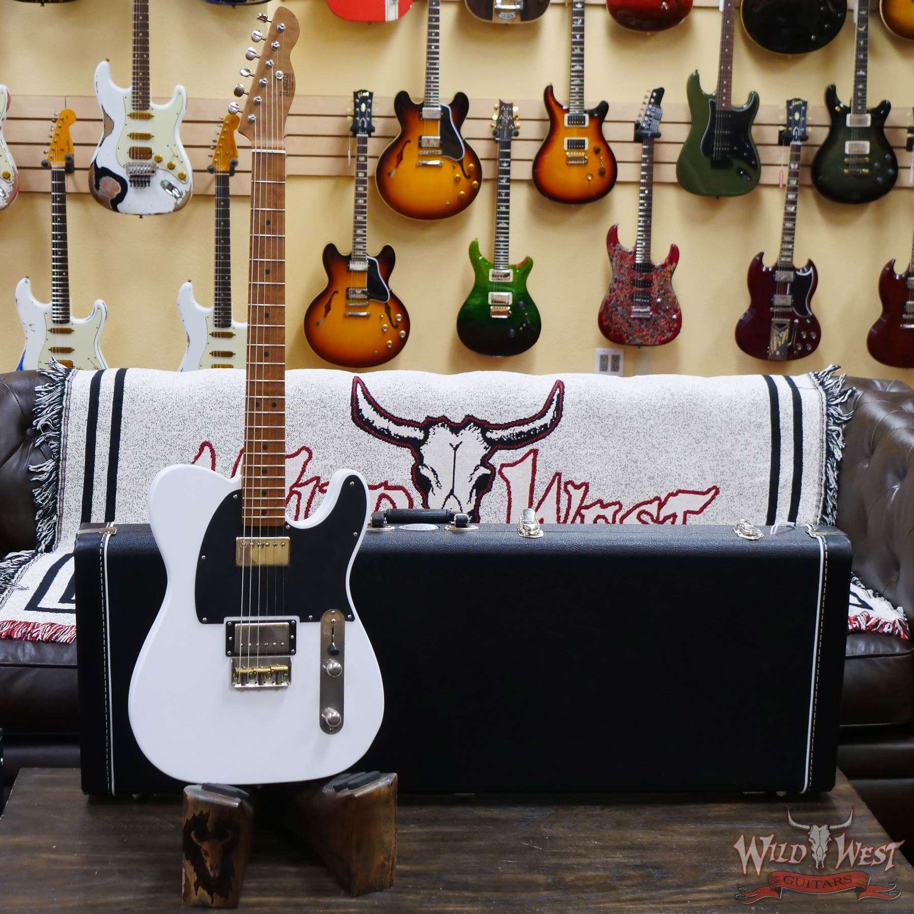 lsl-5983-d1__wwg.jpg LsL T-Bone One HH Roasted Flame Maple Neck Double Humbucker Vintage White - Image 6