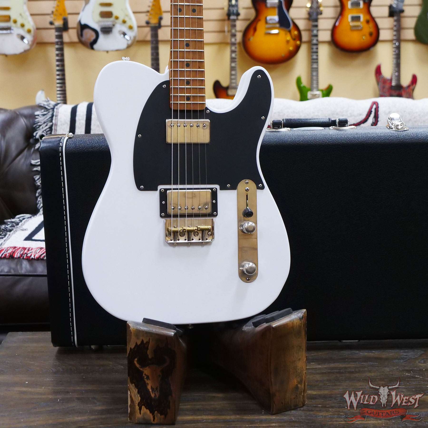 lsl-5983-d3__wwg.jpg LsL T-Bone One HH Roasted Flame Maple Neck Double Humbucker Vintage White - Image 8