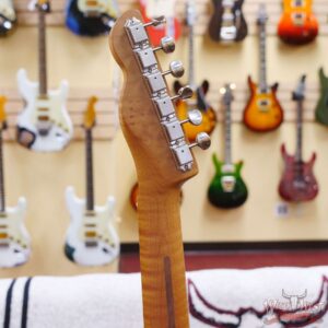 LsL T-Bone One HH Roasted Flame Maple Neck Double Humbucker Vintage White - Image 10