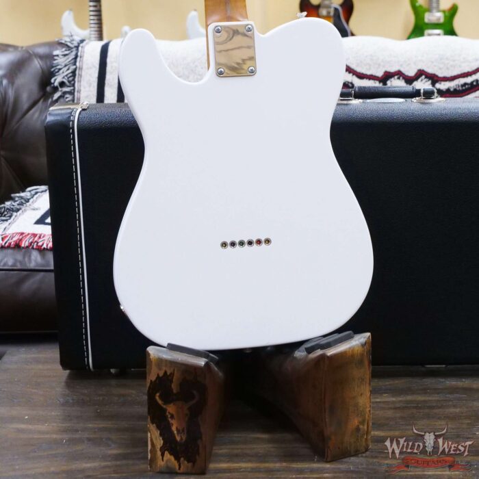 LsL T-Bone One HH Roasted Flame Maple Neck Double Humbucker Vintage White - Image 11