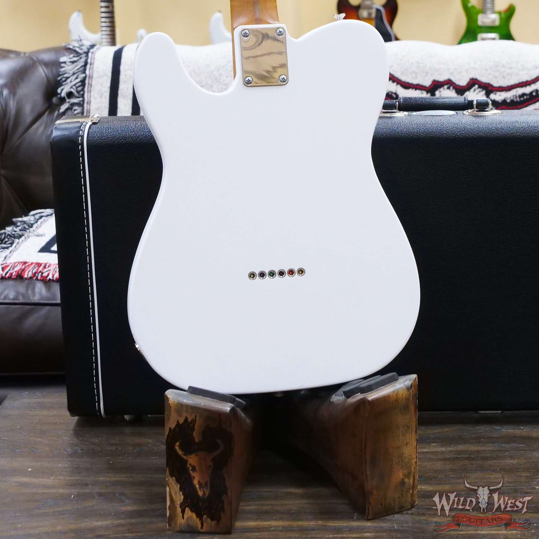 lsl-5983-d6__wwg.jpg LsL T-Bone One HH Roasted Flame Maple Neck Double Humbucker Vintage White - Image 11