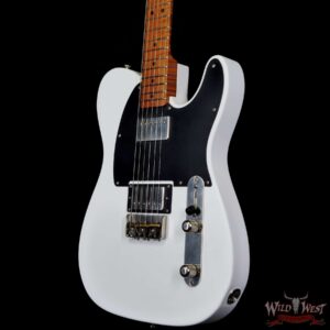 LsL T-Bone One HH Roasted Flame Maple Neck Double Humbucker Vintage White - Image 2