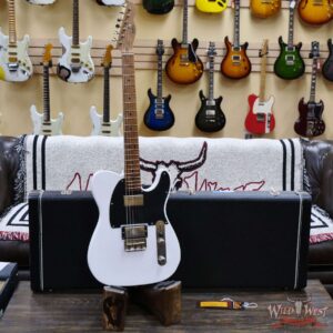 LsL T-Bone One HH Roasted Flame Maple Neck Double Humbucker Vintage White - Image 6