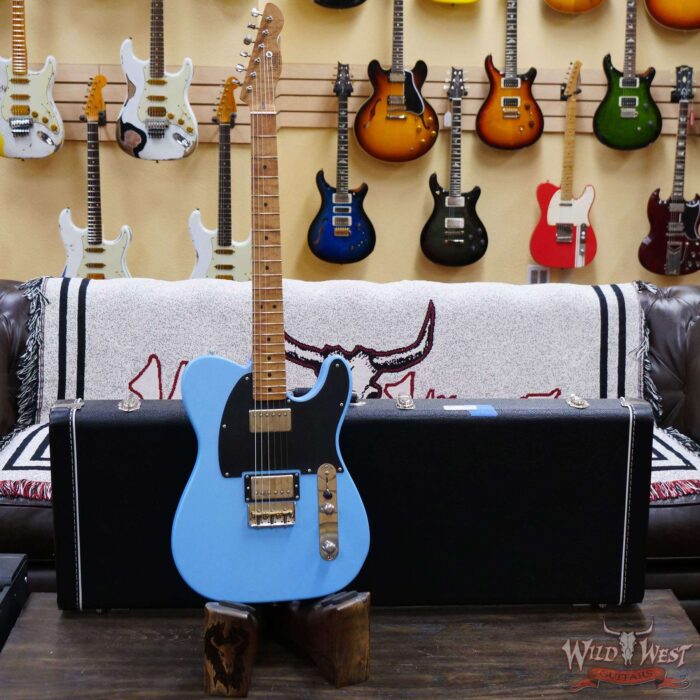 LsL T-Bone One HH Roasted Flame Maple Neck Double Humbucker Desoto Pearl - Image 6