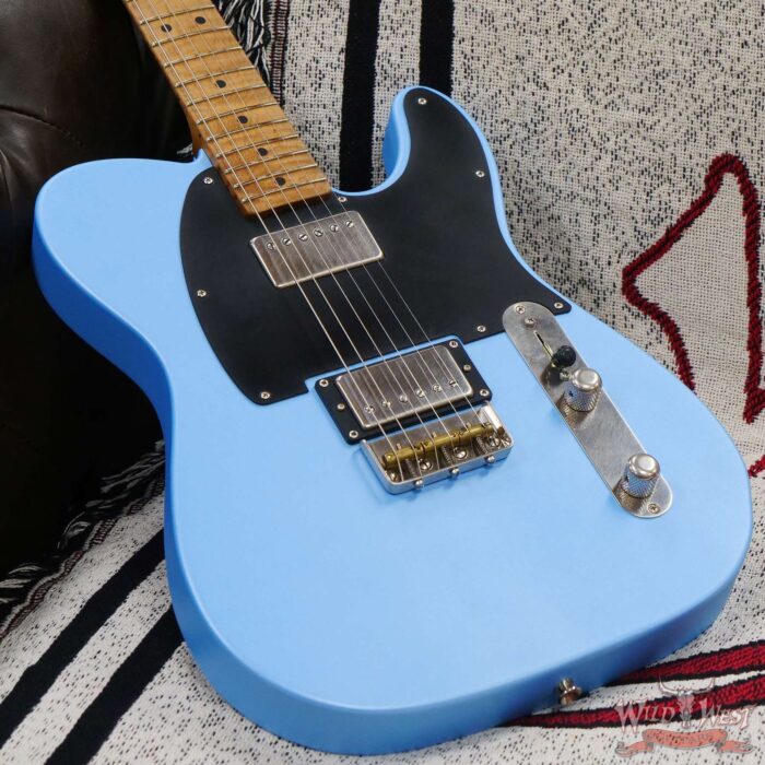 LsL T-Bone One HH Roasted Flame Maple Neck Double Humbucker Desoto Pearl - Image 8