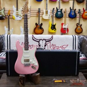 LsL Saticoy One B S Style HSS Roasted Flame Maple Neck Rosewood Fingerboard Shell Pink - Image 6