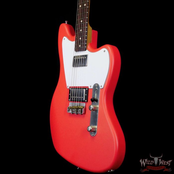 LsL Silverlake One HH Roasted Flame Maple Neck Rosewood Fingerboard Fiesta Red - Image 2