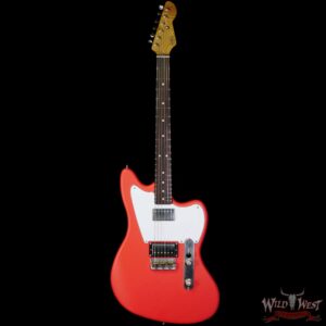 LsL Silverlake One HH Roasted Flame Maple Neck Rosewood Fingerboard Fiesta Red - Image 3