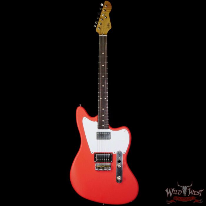 LsL Silverlake One HH Roasted Flame Maple Neck Rosewood Fingerboard Fiesta Red - Image 3