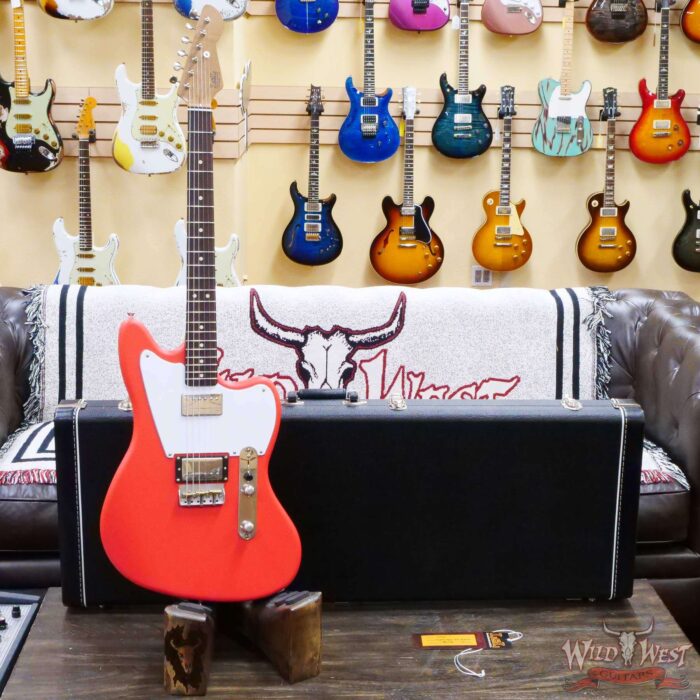 LsL Silverlake One HH Roasted Flame Maple Neck Rosewood Fingerboard Fiesta Red - Image 6