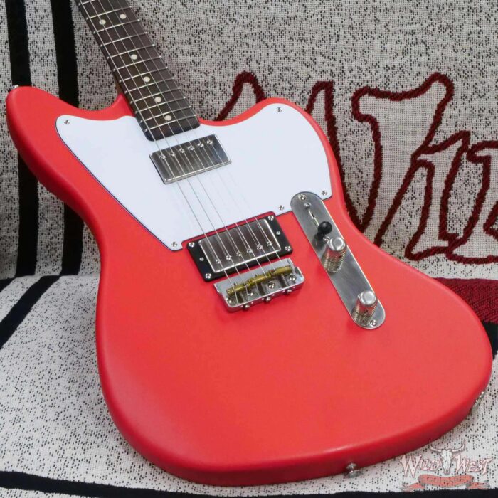 LsL Silverlake One HH Roasted Flame Maple Neck Rosewood Fingerboard Fiesta Red - Image 8
