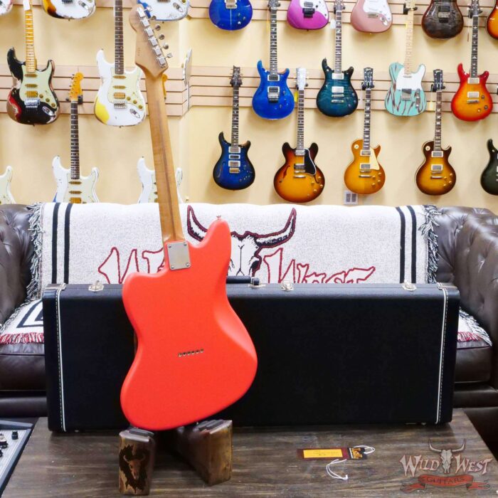 LsL Silverlake One HH Roasted Flame Maple Neck Rosewood Fingerboard Fiesta Red - Image 9