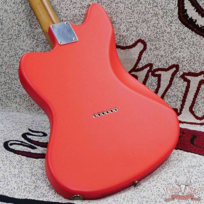 LsL Silverlake One HH Roasted Flame Maple Neck Rosewood Fingerboard Fiesta Red - Image 11