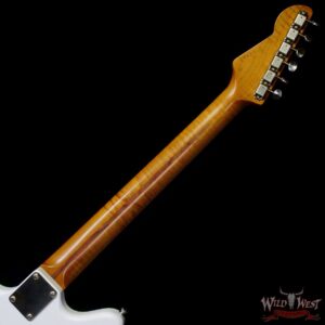 LsL Silverlake One HH Roasted Flame Maple Neck Rosewood Fingerboard Olympic White - Image 5