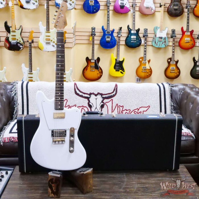 LsL Silverlake One HH Roasted Flame Maple Neck Rosewood Fingerboard Olympic White - Image 6