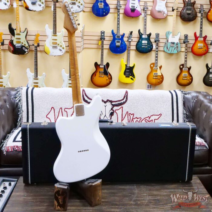 LsL Silverlake One HH Roasted Flame Maple Neck Rosewood Fingerboard Olympic White - Image 9